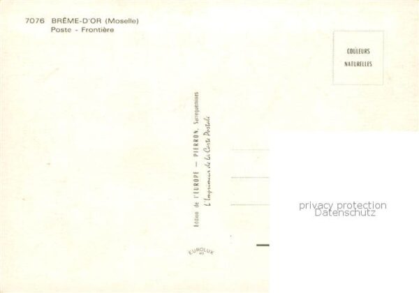 Breme d Or 57 Moselle Poste - Frontiere – Bild 2