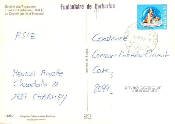 Sales Gruyere Emosson-Barberine - Le Chemin de fer d – Bild 2
