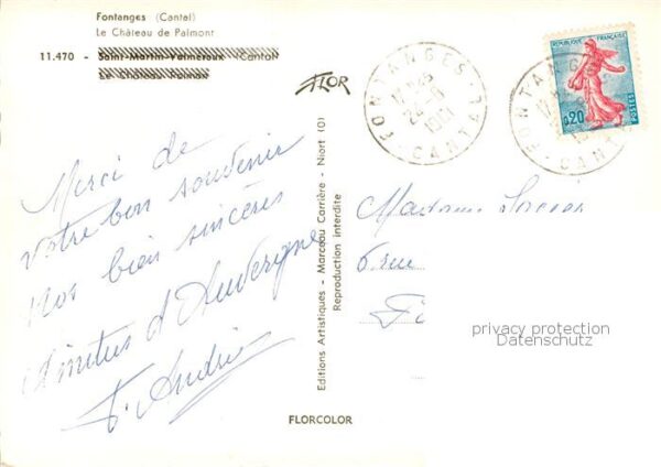Fontanges 15 Cantal Le Chateau de Palmont – Bild 2