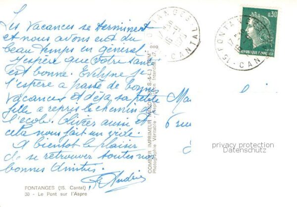 Fontanges 15 Cantal Le Pont sur l Aspre – Bild 2