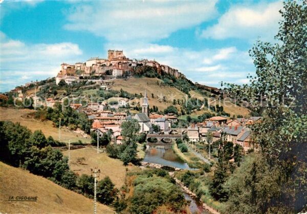 Saint-Flour Cantal Ville haute et Ville basse