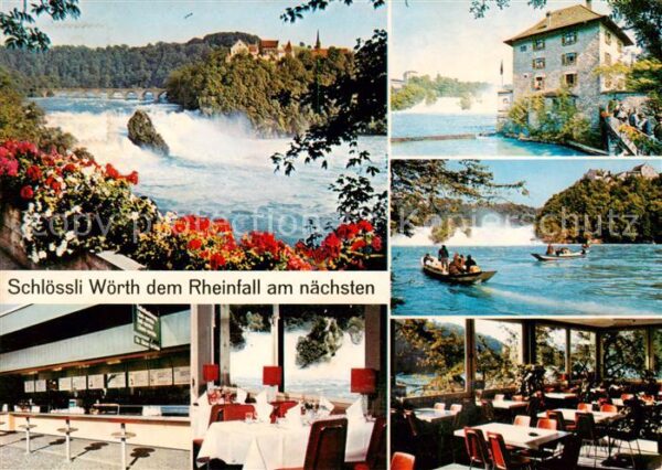 Neuhausen Rheinfall Restaurant Schlössli Wörth am Rheinfall