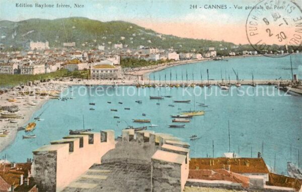 Cannes 06 Vue generale du Port