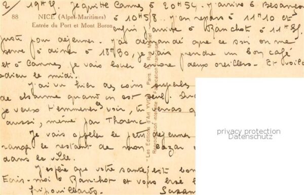 Nice  06 Nizza Entree du Port et Mont Boron – Bild 2
