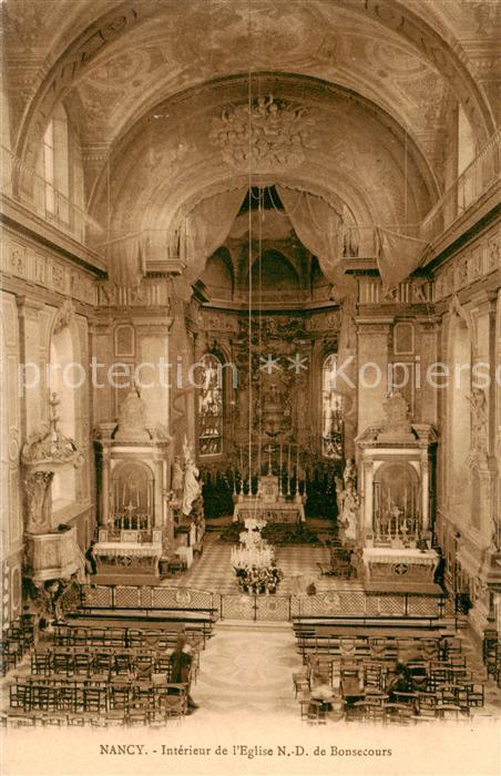 Nancy 54 Interieur de l’Eglise ND de Bonsecours