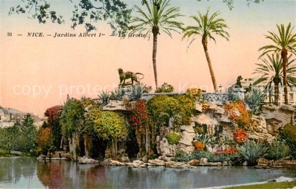 Nice  06 Nizza Jardins Albert I  La Grotte