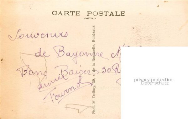 Biarritz Pyrenees Atlantiques Strand u. Kasino-Municipale – Bild 2