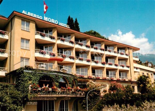 Ascona Lago Maggiore TI Albergo Moro Aussenansicht