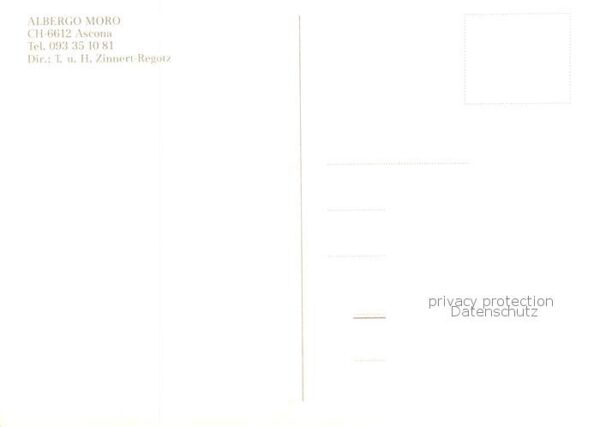 Ascona Lago Maggiore TI Albergo Moro Aussenansicht – Bild 2