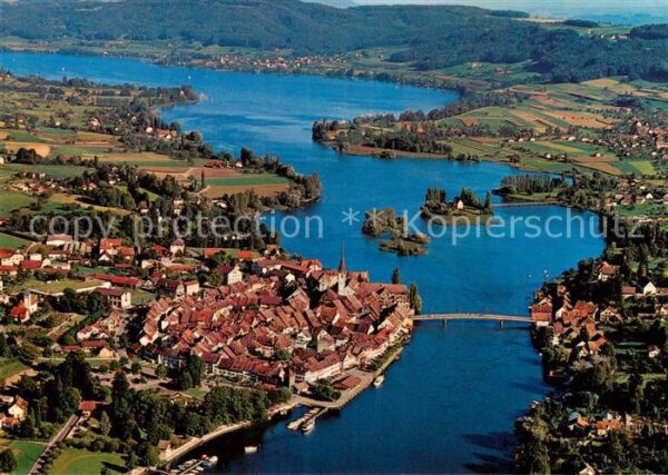 Stein Rhein SH Fliegeraufnahme Gesamtansicht - Unterse