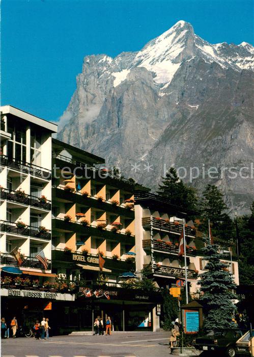 Grindelwald Teilansicht m. Wetterhorn