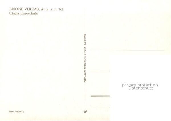 Brione-Verzasca Minusio TI Chiesa parrocchiale – Bild 2