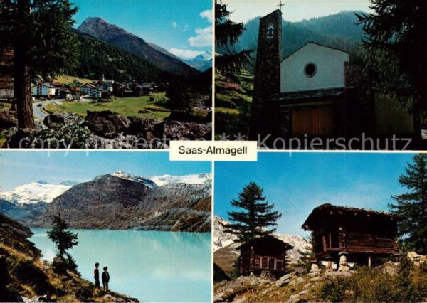 Saas-Almagell VS Dorf Mattmark Zermeiggern Spycher