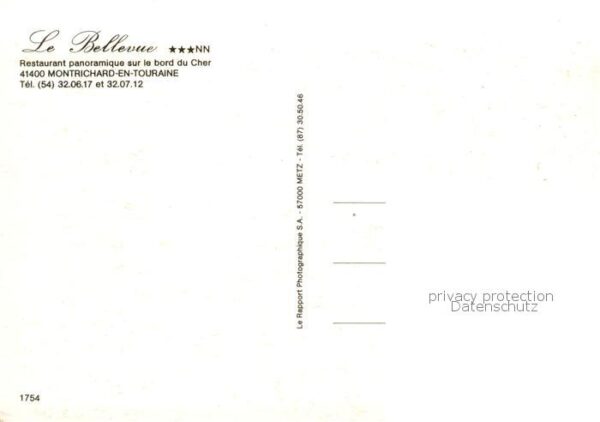 Montrichard Hotel Restaurant Le Bellevue au bord du – Bild 2