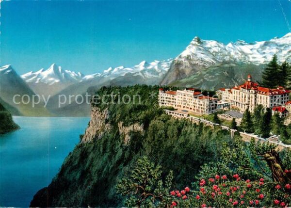Seelisberg UR Grand Hotels Kulm und Sonnenberg Vierwa