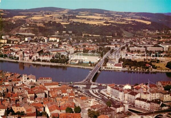 Vienne-sur-le-Rhone 38 Isere Vue panoramique en second plan Sainte C