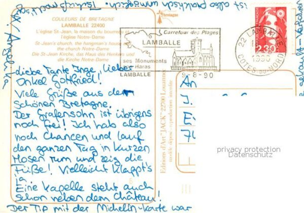 Lamballe 22 Cotes-d Armor Eglise Saint Jean Maison du bourreau Eg – Bild 2