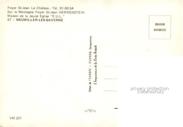 Neuwiller-les-Saverne 67 Alsace Foyer Saint Jean le Chateau Maison de l – Bild 2