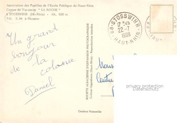 Stosswhir Stossweier 68 Alsace Centre de Vacances La Roche – Bild 2