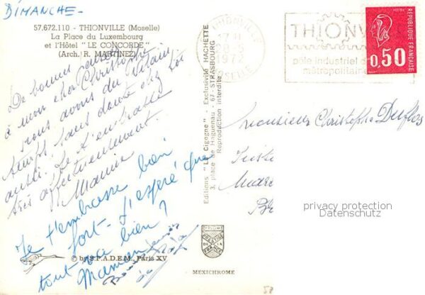 Thonville Place du Luxembourg Hôtel le Concorde – Bild 2