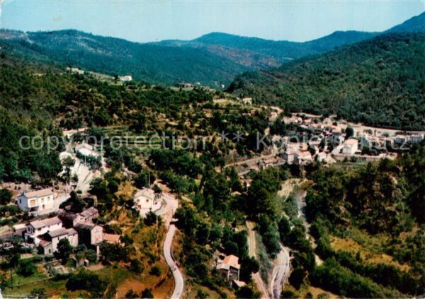 Le Collet-de-Deze 48 Lozere Quartier de la Croze vue aérienne