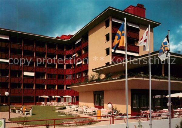 Davos Platz GR Hotel Bethanien Flaggen