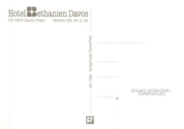 Davos Platz GR Hotel Bethanien Flaggen – Bild 2