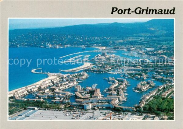 Port Grimaud Cité lacustre vue aérienne