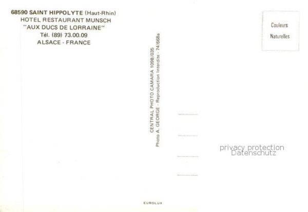 Saint-Hippolyte Haut-Rhin Hotel Restaurant Munsch Aux Ducs de Lor – Bild 2