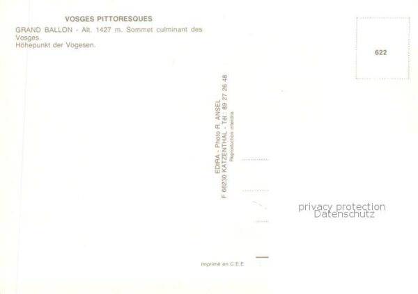 Grand-Ballon Elsass Vosges Berghotel Vogesen – Bild 2
