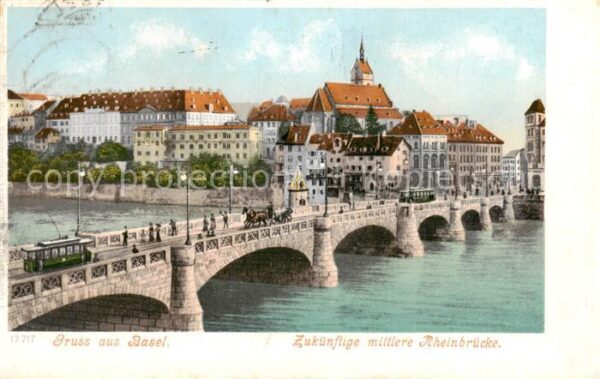 Basel BS Zukünftige mittlere Rheinbrücke