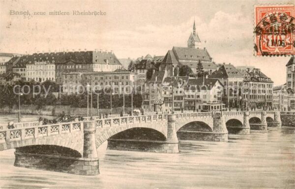 Basel BS Neue mittlere Rheinbrücke