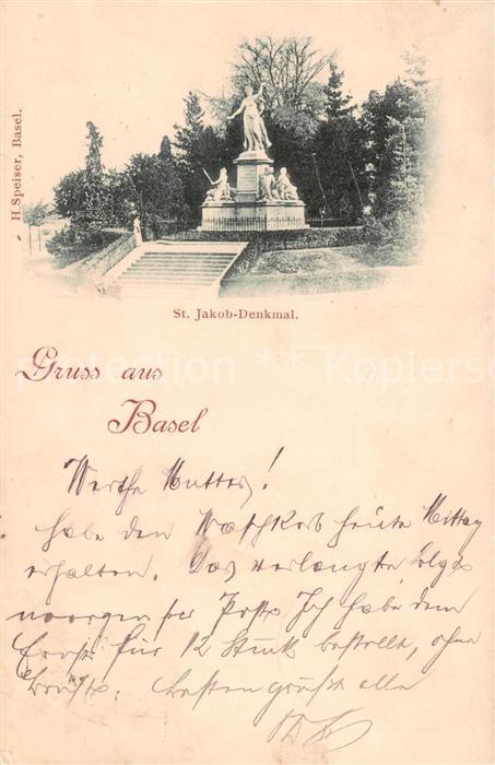 Basel BS St Jakobs Denkmal