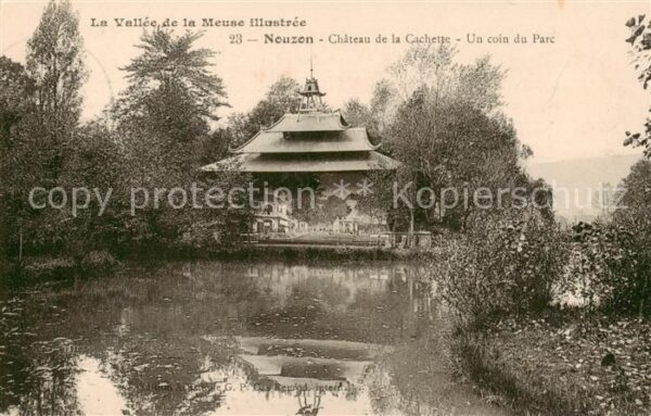Nouzon Chateau de la Cachette Un coin du Parc