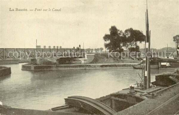 La Bassee  59 Nord Pont sur le Canal