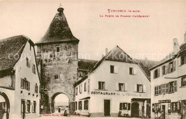 Tuerkheim Elsass La Porte de France Restaurant de la Cig