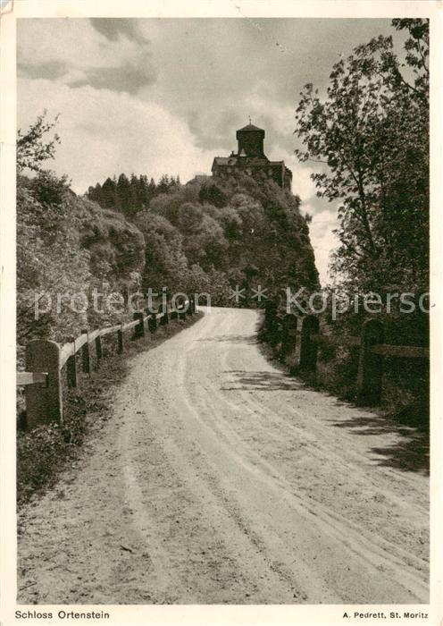Ortenstein Schloss Thusis GR Schlossblick