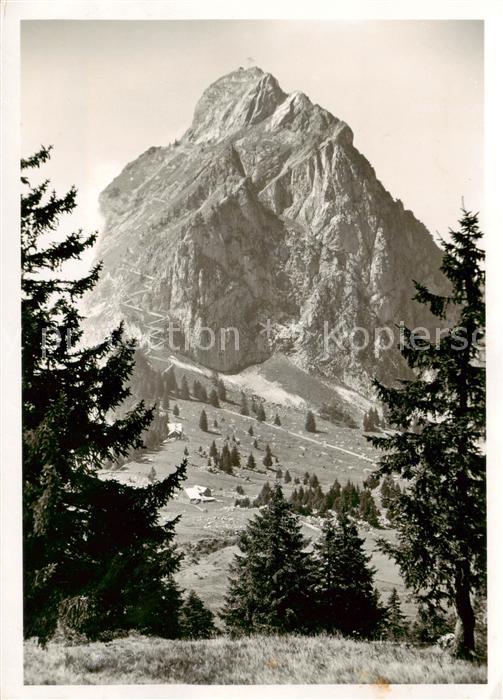 Holzegg 1405m SZ mit Grosser Mythe
