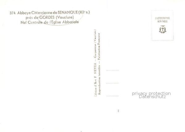Gordes 84 Vaucluse Abbaye Cistercienne de Senanque – Bild 2