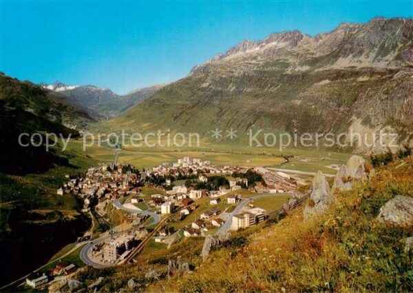Andermatt UR Fliegeraufnahme