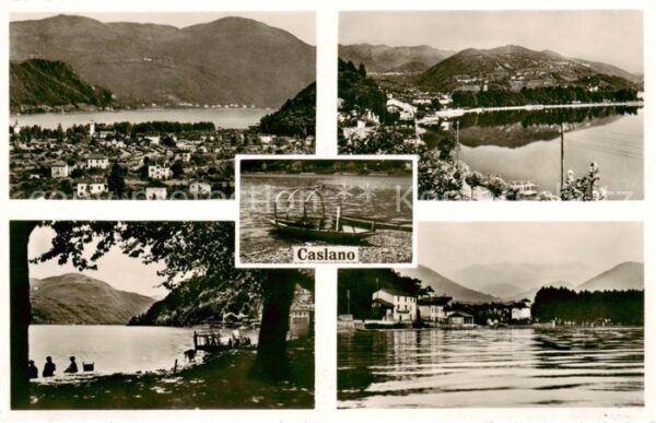 Caslano TI Panorama Luganersee