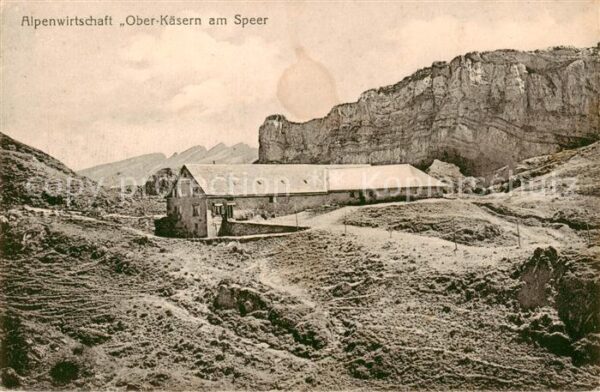 Weesen  Walensee SG Alpenwirtschaft Ober-Käsern am Speer Hô