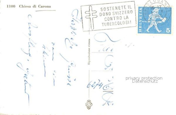 Carona Lago di Lugano TI Chiesa Kirche – Bild 2