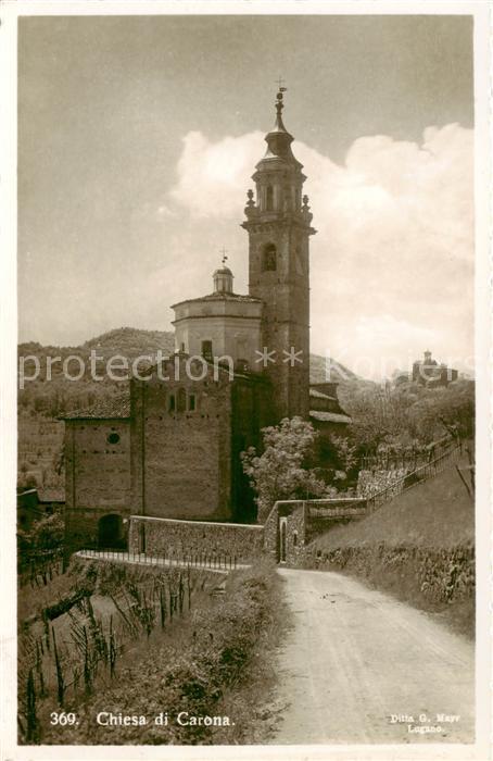Carona Lago di Lugano TI Chiesa Kirche