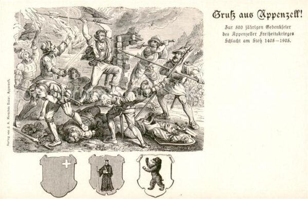 Appenzell IR Zur 500jährigen Gedenkfeier des Appenze