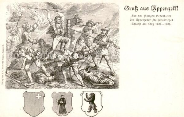 Appenzell IR Zur 500jährigen Gedenkfeier des Appenze