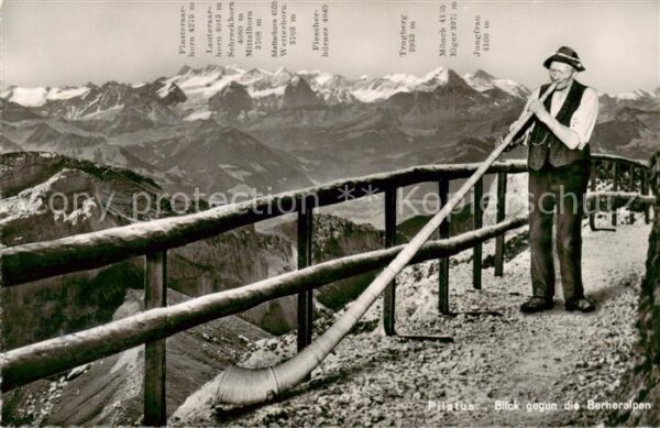 Blashorn Pilatus blick gegen Berneralpen