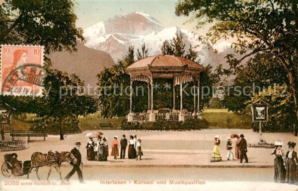 Interlaken BE Kursaal und Musikpavillon