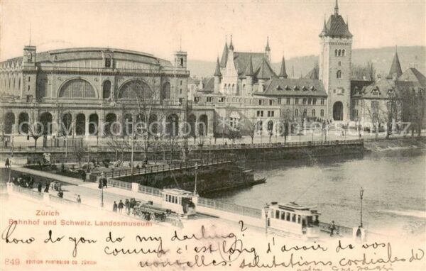 Zuerich ZH Bahnhof und Schweizer Landesmuseum