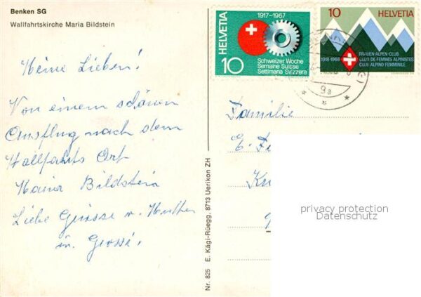 Benken SG Wallfahrtskirche Maria Bildstein – Bild 2